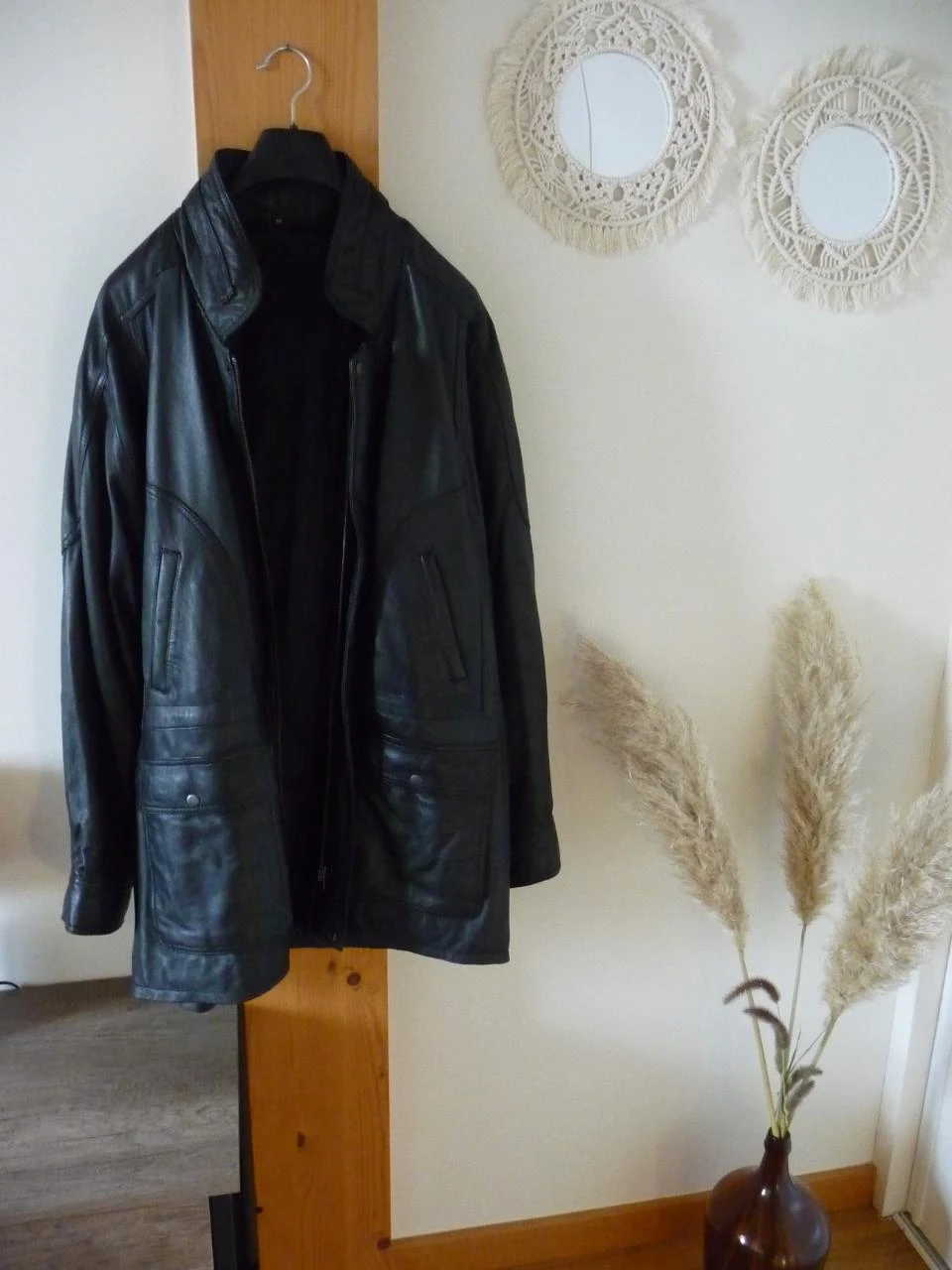 Veste / blouson 3/4 en cuir